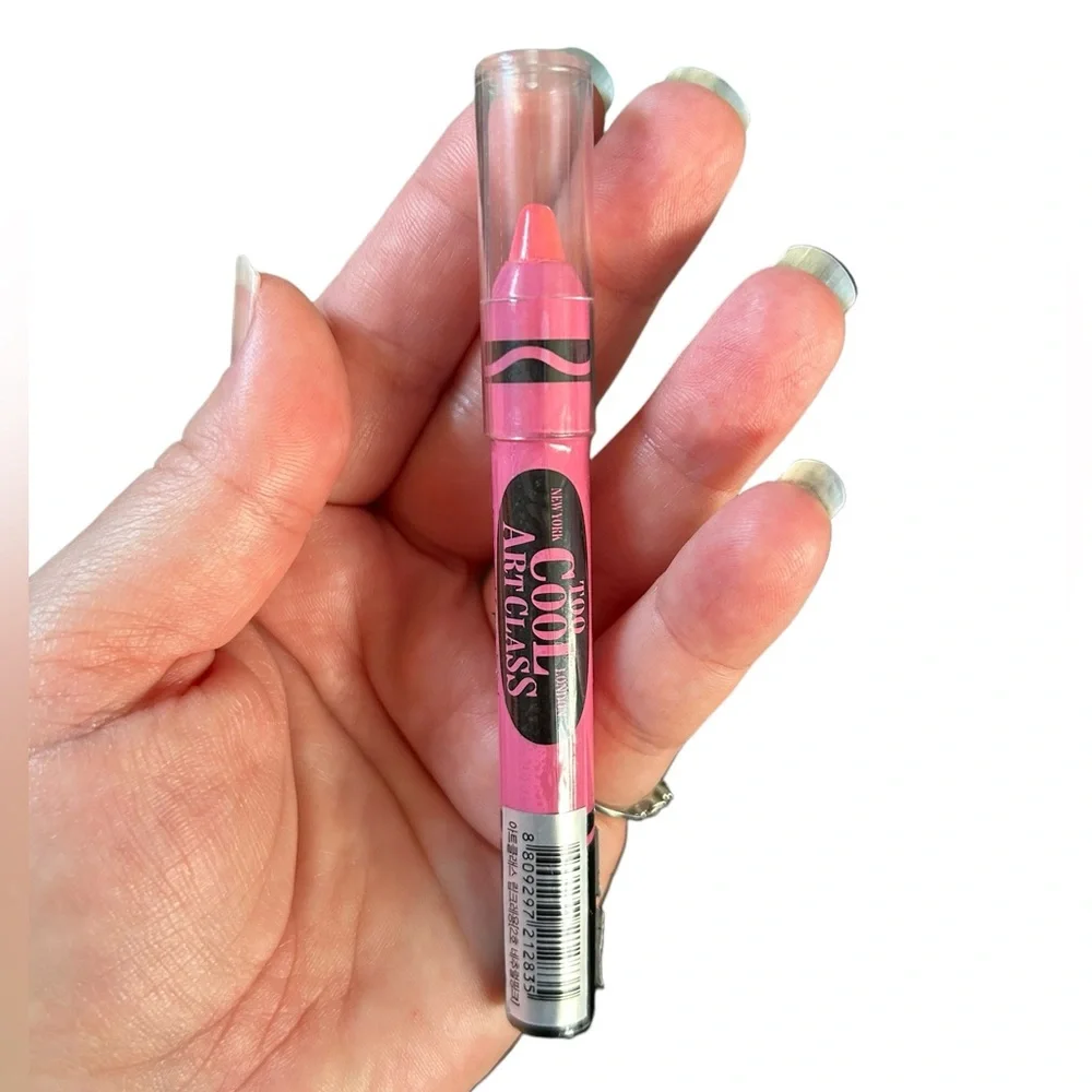 Too Cool For School Art Class Lip Crayon in Pink K-Beauty Korea Discontinued NWT